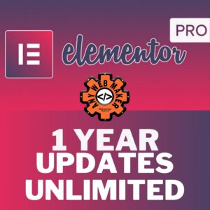 Elementor Pro 1 Year Unlimited Updates